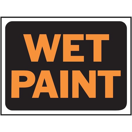 Wet Paint Sign 8.5 X 12.5, 10PK, A11035